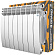 Алюминиевый радиатор STI GRAND 500/100 10 сек.